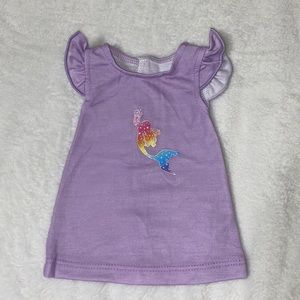 Mermaid doll dress,  purple